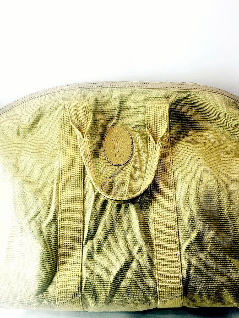 Yves Saint Laurent Leather Travel Bag